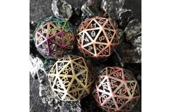 China 60D Macrobine Zinc Alloy Metal Dice Set Desktop Game Unique DND supplier