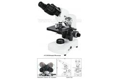 China Halogen Lamp Compound Optical Microscope For High School A12.1005 supplier