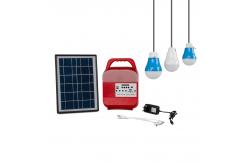 China Multifunctional Touch Switch Solar Rechargeable Lamp With Solar Panel supplier