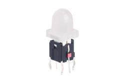 China 6mm Silicone Button Illuminated Tact Switch With Nipple Cap supplier