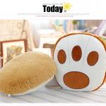 Bear Paw Shape Soft Chair Cushions , PP Cotton Filling Chair Cushion Pads for sale