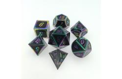 China 12cm Polyhedron Dice Sets Hand Pouring Durable Sturdy 7 Pcs supplier