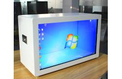 China Windows Transparent LCD Touch Screen , LCD Advertising Display SD Card supplier