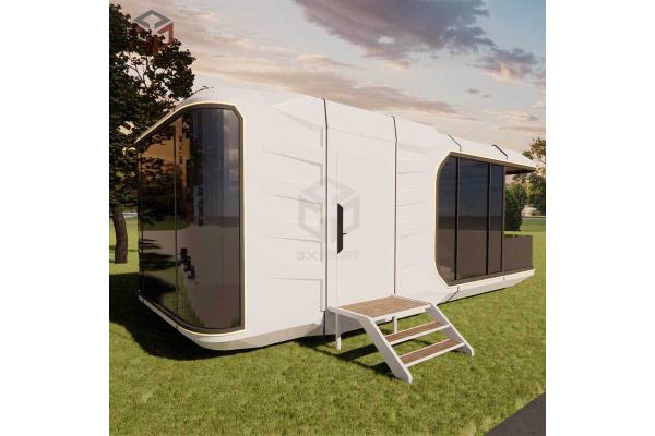 Portable Space Capsule House with 3460mm Width and 5-Year Warranty