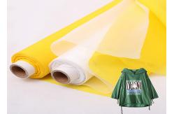 China Factory Price 100T-48W Yellow Polyester Wire Mesh For Glass Printing supplier
