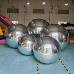 Portable Reflective Inflatable Big Shiny Ball For Event Decoration for sale