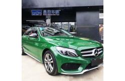 China Weatherproof PPF Coating For Car , Practical Metallic Green Vinyl Wrap supplier