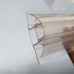 Customizable Lightweight Polycarbonate Sheet Connector H And U Profile for sale