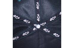 China Corduroy 5 Panel Baseball Cap With Self Strap Sublimation Patch supplier