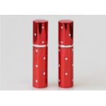 Red Mini 20ml Engraved Portable Perfume Atomiser Surface Dot Screw On Seal for sale