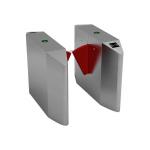 BLDC Motor Waist Height Flap Barrier Gate With Wire Drawing Surface Treatment for sale