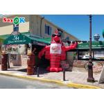 Red Animal Giant Lobster Inflatable Model With 2 Years Warranty for sale