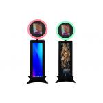 Colorful LCD Light Ipad Photo Booth Social Selfie Booth Live Stream Youtube Tiktok Video Shooting for sale