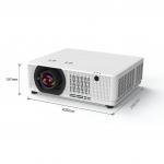 Large Venue led 4k Laser Projector Short Throw Business HD WUXGA 50Inch Screen 7300lm for sale