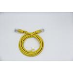 Yellow Cat5E Ethernet Patch Cable UTP 24AWG CCA High Speed Transmission Cable