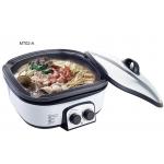 1200W Electric Multi Cooker , Stainless Steel Multi Cooker Brushed Stainless Steel Exterior for sale