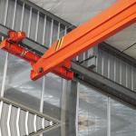 Single Girder Or Beam Suspension Hanging EOT Crane Remote Control for sale