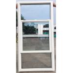 Anti corrosion Sliding Single Hung Vinyl Windows Without Tilt Sound insulation for sale