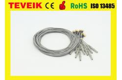 China EEG cable,DIN1.5 socket,1m,Gold plated copper, medical eeg cable supplier