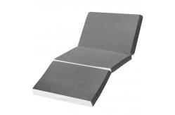 China 6cm 7.5cm 10cm Double Layer Memory Foam Mattress Pad Ergonomic Cutting supplier