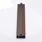 Interior Anodized Champagne Aluminum Profile For Glass Frame