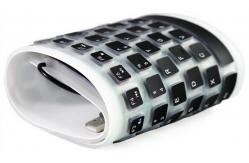 China Wired USB Foldable Silicone Rubber Keyboard Slim Roll Up Travel Portable supplier