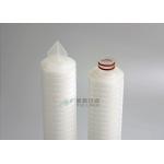 Hydrophilic PP Pleated Cartridge Filter PVDF For Terminal Filtering OD 69mm for sale