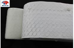 China Eco Friendly Sticky Back  Dots / Coloured White  Dots 10mm hook and loop supplier