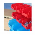 Shelf Plastic Organizer Bins Warehouse Industrial Plastic Stackable Tool Parts 175mm for sale