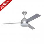 Sliver Dimming DC Motor 220V Modern LED Ceiling Fan Mute 6 Speeds