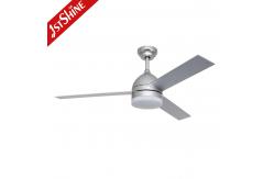 China Sliver Dimming DC Motor 220V Modern LED Ceiling Fan Mute 6 Speeds supplier