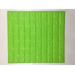Pe 3d Foam Wall Stickers Green Colour Antibiosis for sale