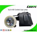 Rechargeable Li Ion Battery LED Miners Cap Lamp 10000lux High Beam For Tunnel for sale