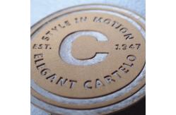 China Garment Embossed Leather Patches supplier