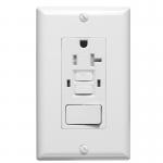 Kitchen Or Washing Room Applied GFCI Socket 20A With Light Switch for sale