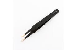 China Stainless Steel ESD Tweezer Anti Static For Cleanroom Assembly Tools supplier