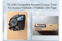 China Kyocera Mita Ecosys Toner Kit P3055DN Black Toner Kit TK3190 1T02T60NL0 supplier