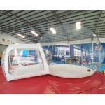 Single Tunnel Clear Dome Inflatable Crystal Bubble Tent for sale