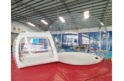China Single Tunnel Clear Dome Inflatable Crystal Bubble Tent supplier