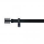 28mm diameter metal curtain rods with  three-dimensional shape for living room for sale