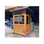 Shaped Steel Structure Security Cabin Customzied Size and Color Heat Insulation Enviroment Friendly for sale