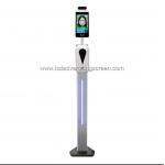 Android 5.1 Stand Height 110cm Face Recognition Infrared Thermometer for sale