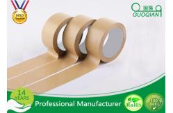 China Automatic Adhesive Custom Printed Kraft Paper Tape For Packing / Wrapping supplier