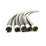 DN6 Steel AISI 304 Smooth PTFE Braided Hose , PTFE Hose For Automobiles for sale