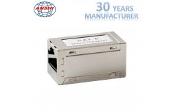 China Rj45 Cat5e Cat6a Cat6 Inline Coupler Stp Ftp 8p8c supplier