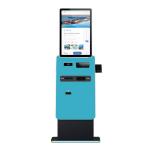 Powerful Payment Terminal Self Service Kiosk with Cash Dispenser and Card Reader for sale