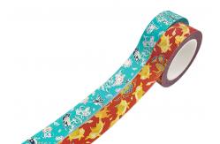 China Custom Printed Colored Tearable Foil Washi Tape supplier