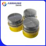 Polycarbonate Solar Aviation Obstruction Lights 20fpm Monocrystalline for sale