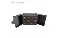 China 12 Day Wine Advent Calendar Box Custom Empty Christmas Countdown Gift Box supplier