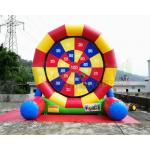 Multi Color Inflatable Sports Games Football Soccer Dart Board Digitial Printing for sale
